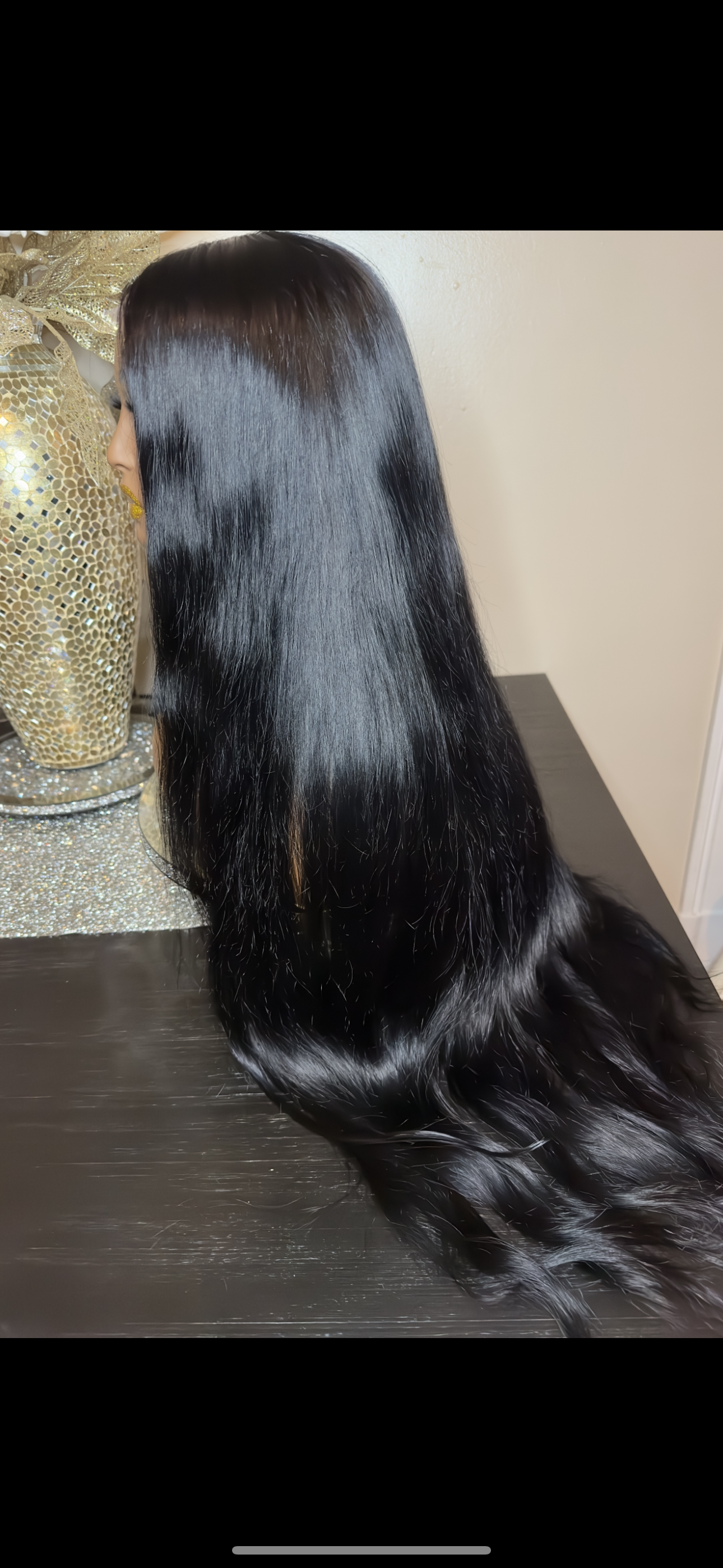 Luxe Straight Closure Wig 200 Density