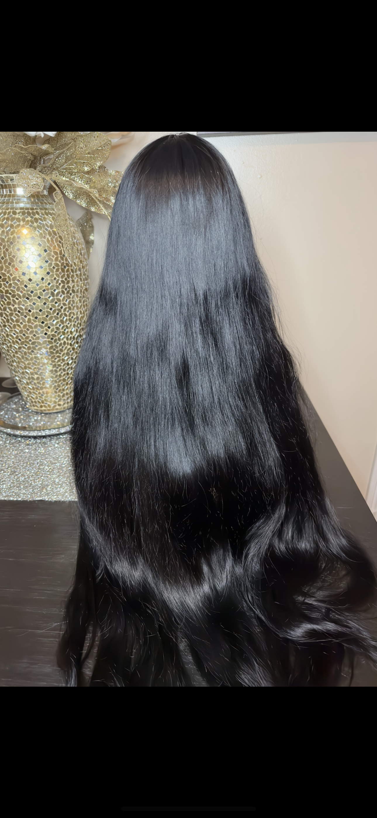 Luxe Straight Closure Wig 250 Density