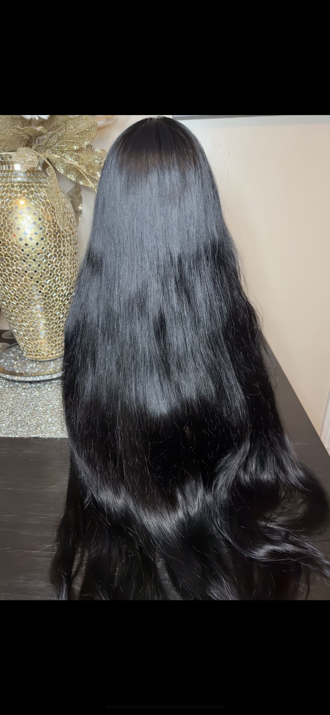 Luxe Straight Closure Wig 200 Density